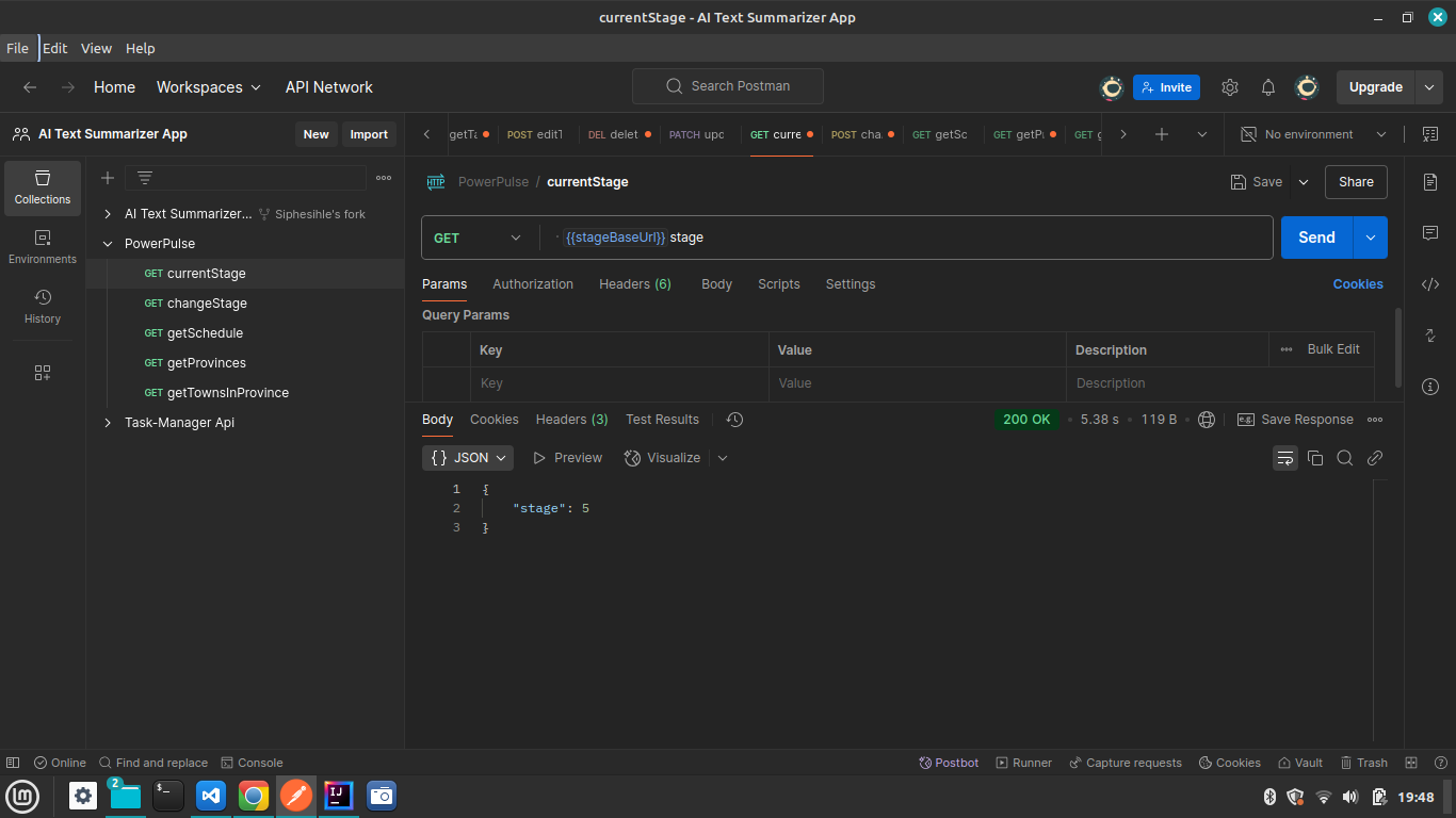 Backend Screenshot 1