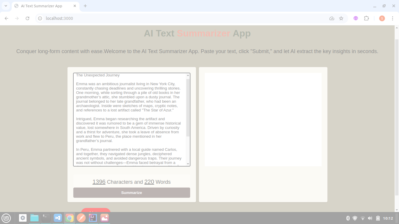 Frontend Screenshot 2